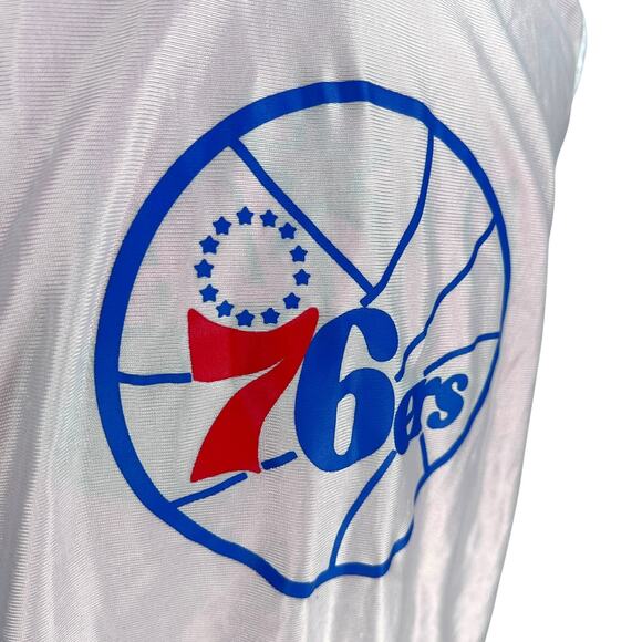 Philadelphia 76ers Reversible Jersey Red White Men’s Medium V-Neck Pullover - Picture 5 of 8